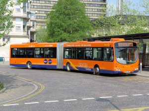 articulated bus