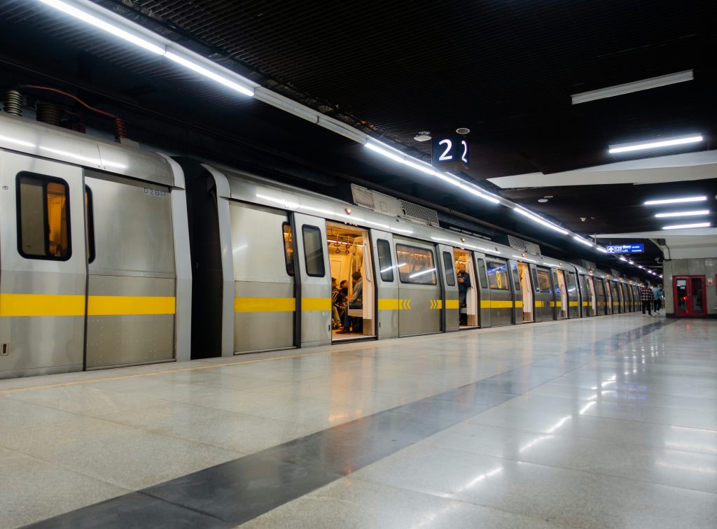 Delhi metro station