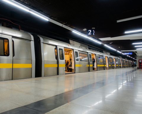 Delhi metro station