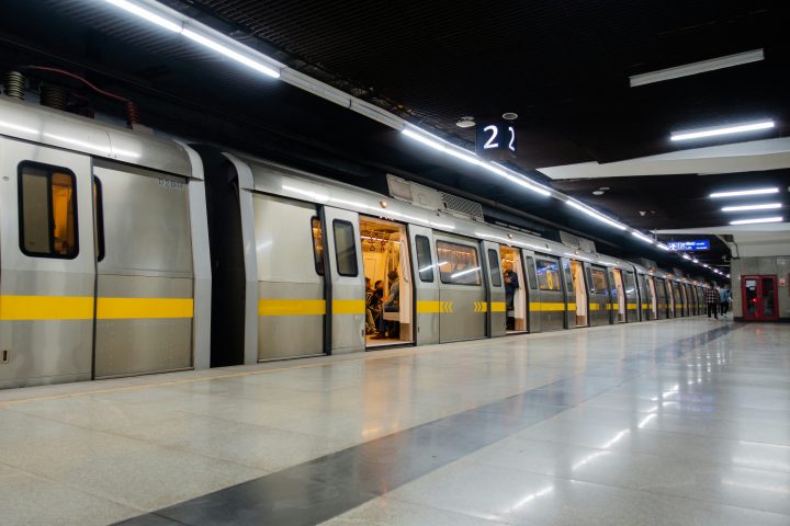 Delhi metro station