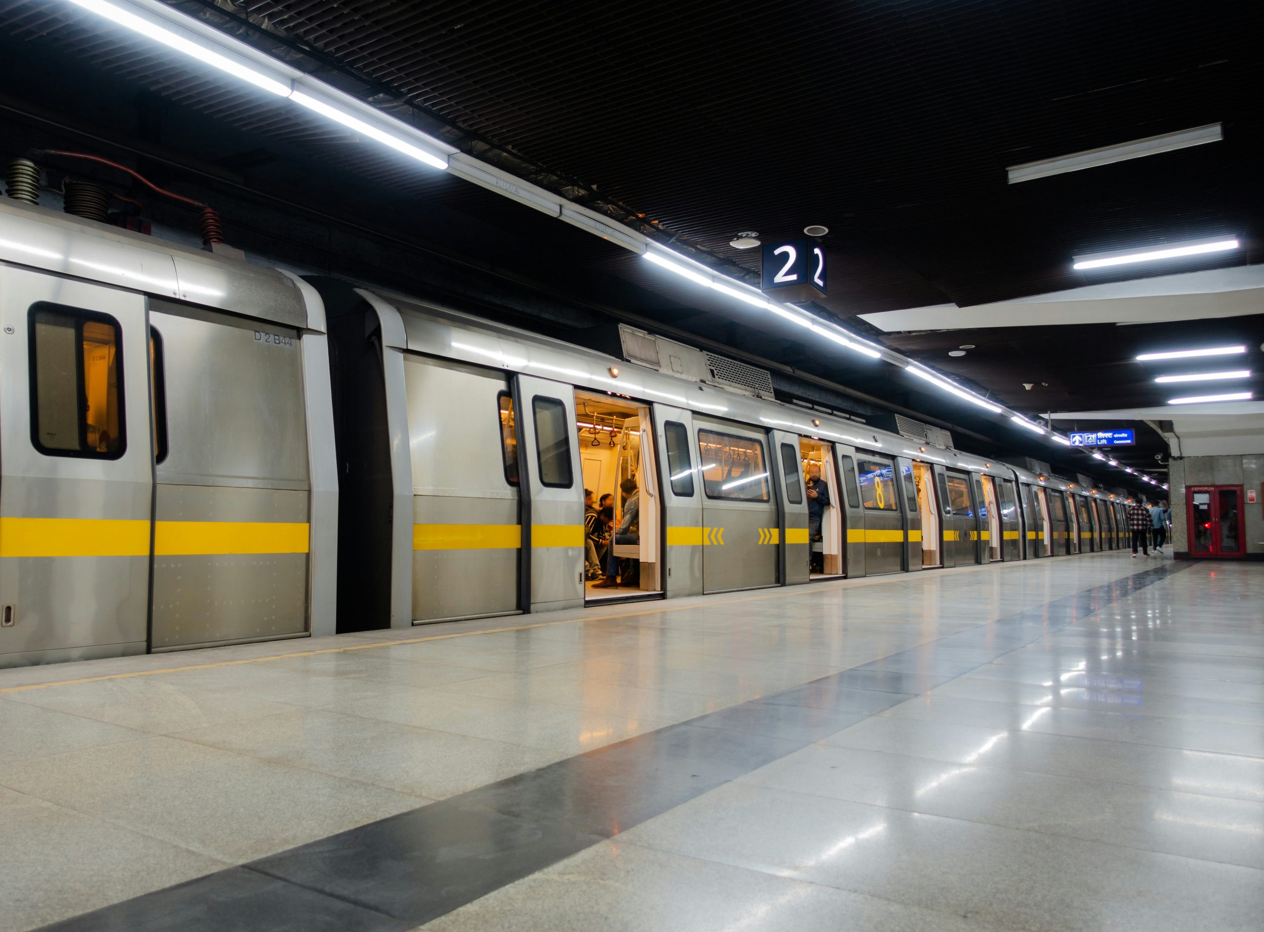 Delhi metro station